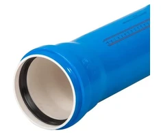 Caurule iekštelpu kanalizācijas sistēmai ar zemu trokšņu līmeni Magnaplast, Ultra dB, PP, 50 mm, 0.5 m
