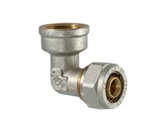 Tdm Brass Užveržiama alkūnė 1070, 1/2" x 16 mm, vid. srieg.