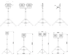 Okko Stabilus TRIPOD E023EI 1X50W 4250LM
