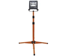 Celtniecības prožektors ar statīvu, brīvi stāvošs Osram, 50 W, 4500 lm, 4000 °K, IP65, pelēka