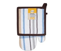 Cepeškrāsns dūraiņu un katlu turētāju komplekts Okko PMM/G14151R, 18 cm x 31 cm, daudzkrāsaina