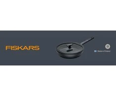 Keptuvė su dangčiu Fiskars Hard face 1075530, 28 cm, aliuminis