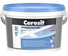 Elastingas plytelių siūlių glaistas CERESIT CE40 AQUASTATIC 13, antracito pilkos sp., 2kg