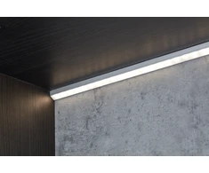 Cezar Profilis ALU LED juostai + dangtelis, 14x7mm, 1m