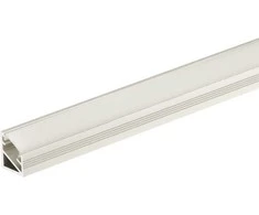 Cezar Kampinis profilis ALU LED juostai 14x16.5mm Sidabrinis 1m