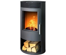 Stove ABX TARTU 5 juodas+soapstone finish. 5 kW