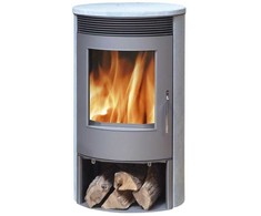 Stove ABX TARTU 5 juodas+soapstone finish. 5 kW