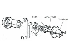 Spynos cilindras Valnes E701 13, 32 mm, chromuotas