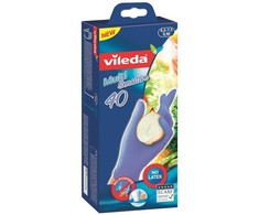 Vienkartinės pirštinės VILEDA MULTISENS, vinilinės, S/M, 40 vnt.