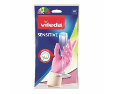 Buitinės pirštinės VILEDA SENSITIVE, S dydis, 1 pora