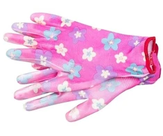 Garden Cente Mosnovo GLOVES W/FLOWER PATTERN GA66 M