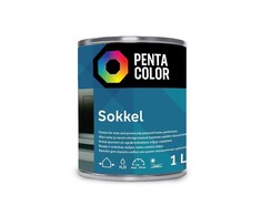 Cokoliniai dažai Pentacolor Sokkel, balti, 1 l
