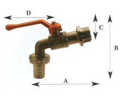 COLOR TAP Krāns TDM Brass, 3/4 collas – ārējā vītne