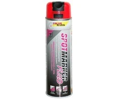Purškiami markiravimo fluorescenciniai dažai COLORMARK SPOTMARKER, raudonos sp., 500 ml