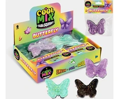 Cool Mix Antistresinis žaislas, drugelis, 6 vnt., 2,5 cm
