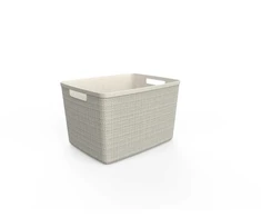 Daiktadėžė Curver, 20 l, kreminė/smėlio/smėlio spalvos, 36,2 x 28,2 x 23 cm