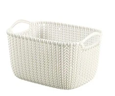 Daiktų krepšelis Curver 226391, 8 l, baltas, 30 x 22 x 17 cm