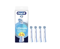 Dantų šepetėlis Elektrinio dantų šepetėlio galvutė Oral-B iO UltimateClean CWF-4, balta sp., 4 vnt.
