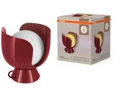 Osram Stalo šviestuvas COROLLE, E14, raudonas