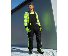Darbinis puskombinezonis Ardon, juoda/geltona, XXL dydis