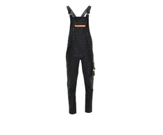 Darba puskombinezons Sara Workwear Comfort, melna/oranža, L dydis