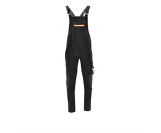 Darba puskombinezons Sara Workwear Comfort, melna/oranža, L dydis