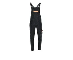 Darbinis puskombinezonis Sara Workwear Comfort, juoda sp./oranžinė sp., M dydis