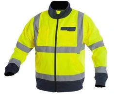Darbinė striukė vyrams Sara Workwear Drogowiec 11420-27, mėlyna sp./geltona sp./pilka sp., XXL dydis
