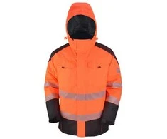 Darbinis švarkas Prof VK10373, oranžinės spalvos, XXXL dydis