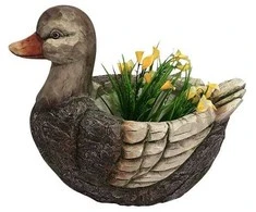 Dārza apdare "Pīle" Garden Center NFY19052B-39, 39 cm x 24.5 cm x 31.5 cm, brūna krās./daudzkrāsaina