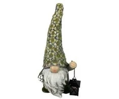 Home Decor DECORATION GNOME WITH LANTERN 25X20X56CM