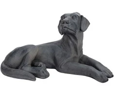 Mondex Sodo puošmena „Šuo“ Garden Center NF20-004, 42 cm x 20 cm x 22,5 cm, ruda