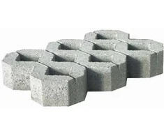 Sodo plytelė Betono Mozaika Eco 8, 60 x 40 x 8 cm, pilka