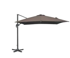 Dārza saulessargs Domoletti LED, 250 cm, brūngans krās.