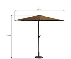 Domoletti SUN UMBRELLA SIMPLE BROWN