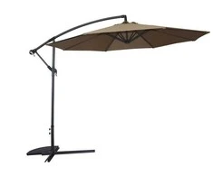 Dārza saulessargs Domoletti SSAP-009, 300 cm, brūna krās.