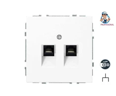 Kompiuterio lizdas LIREGUS MODERN. 2vt.. mat. baltos spalvos