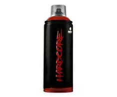 Dažų purškikliai Montana Hardcore, prekės ženklai, matiniai juodi dažai, 0,4 l