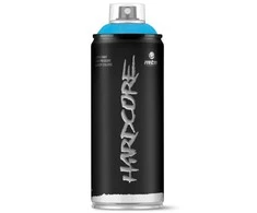 Dažų purškimo skardinės Montana Hardcore, prekės ženklo, šviesiai mėlynos, 0,4 l