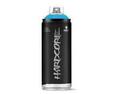 Dažų purškimo skardinės Montana Hardcore, prekės ženklo, šviesiai mėlynos, 0,4 l