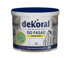 Dekoral Polinit, fasadiniai emulsiniai dažai | balta (sniezna biel) 3 ltr,