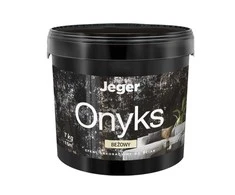 Dekoratīvais apmetums, sienas Jeger Onyks rusvai gelsvas, 7kg