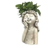 Mondex DECORATIVE POT GIRL 22.5X26X41CM