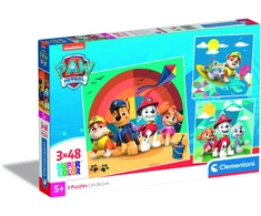 Dėlionė 3in1 Clementoni PAW PATROL 25291, 21 cm x 20.5 cm, 144 vnt.