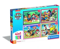 Dėlionė 4in1 Clementoni PAW PATROL 4IN1 21513, 19 cm x 14 cm, 72 vnt.