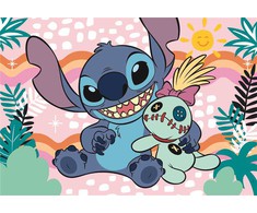 Dėlionė Puzle Clementoni Stitch 26331, 33.5 cm x 23.5 cm, 60 gab.