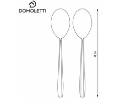 Deserta tējkarote Domoletti Sonia X90S2SO/CR, nerūsējošais tērauds, pelēka krās., 2 gab.