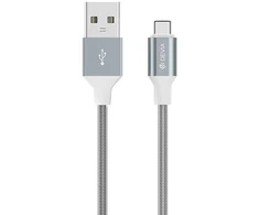 Devia Pheez serijos Micro USB laidų rinkinys, 3 vnt., pilkas