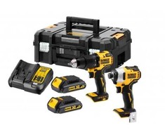 Įrankių komplektas DeWalt DCK2062S2T-QW(DCD709 + DCF809); 18 V; 2x1,5 Ah akum.