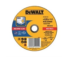DEWALT metalinis diskas 125x1,2 mm